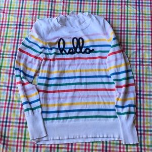 Hello! Rainbow sweater